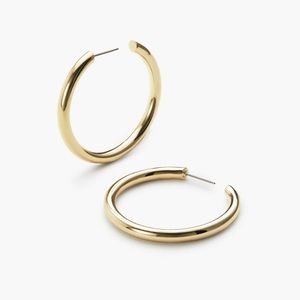 Ana Luisa Tia Medium Gold Hoop Earrings